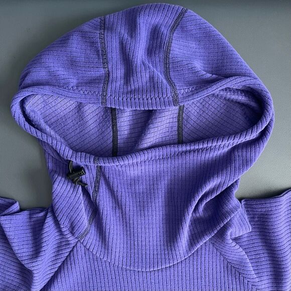 Melanzana Men's M Micro Grid Hoodie V2 Grape Purple 2024 NEW - Picture 6 of 11